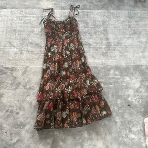 ULLA JOHNSON- Floral Midi Dress